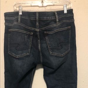 Mens Silver Jeans